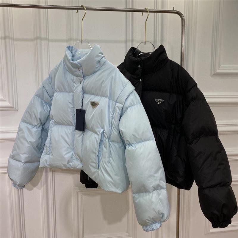 Top quality designer women's down jacket fashion short detachable vest thick and fluffy to keep warm, Black
Top quality designer women's down jacket fashion short detachable vest thick and fluffy to keep warm, Black