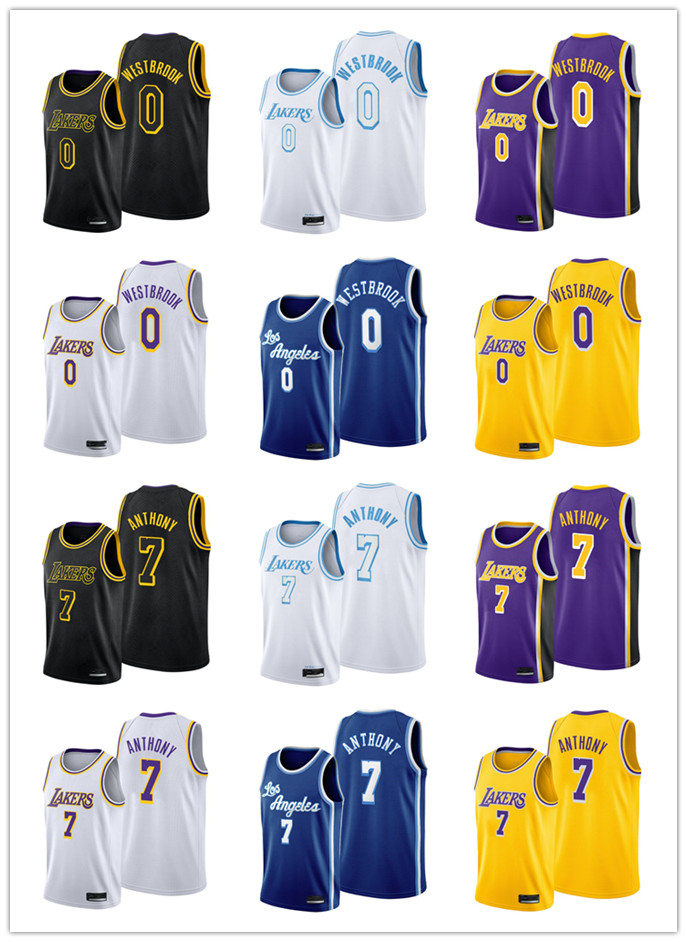 Los AngelesLakersMen Basketball Russell Westbrook 0 Carmelo Anthony 7 2021 Trade White Edition City Jersey, Black;red
Los AngelesLakersMen Basketball Russell Westbrook 0 Carmelo Anthony 7 2021 Trade White Edition City Jersey, Black;red