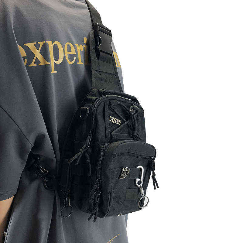 Tactical Men Chest Bags Designer Cool Shoulder Crossbody Bags for Men Hip Hop Streetwear Bag Short Trip Travel Messengers Bag G220426, Black
Tactical Men Chest Bags Designer Cool Shoulder Crossbody Bags for Men Hip Hop Streetwear Bag Short Trip Travel Messengers Bag G220426, Black