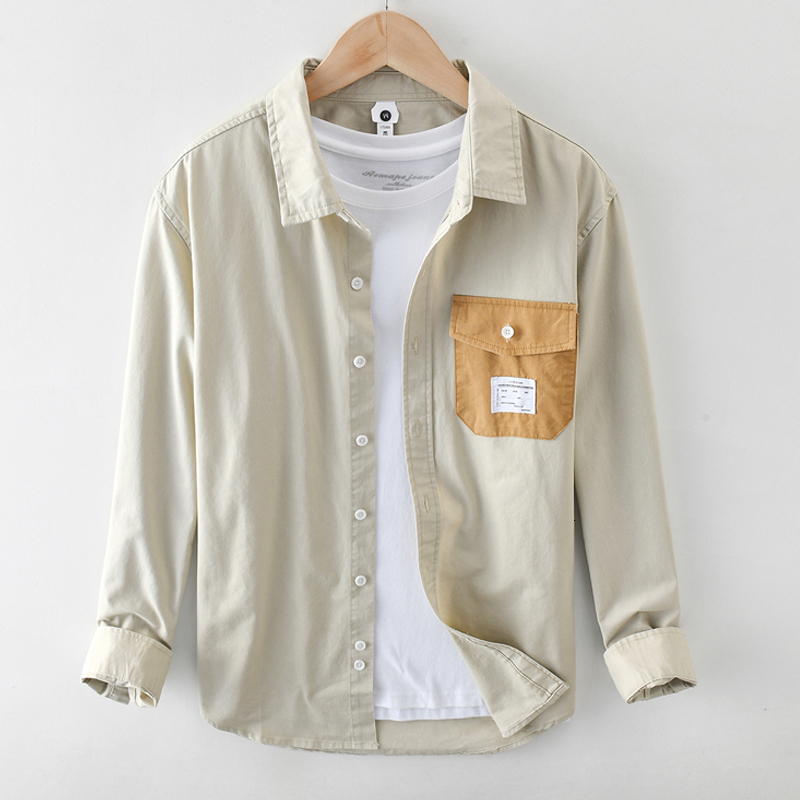 2021 New Long Sleeves for Casual Man Vintage Pure Cotton Turn-down Male Collar Unique Breasted Tops Tmov, White
2021 New Long Sleeves for Casual Man Vintage Pure Cotton Turn-down Male Collar Unique Breasted Tops Tmov, White