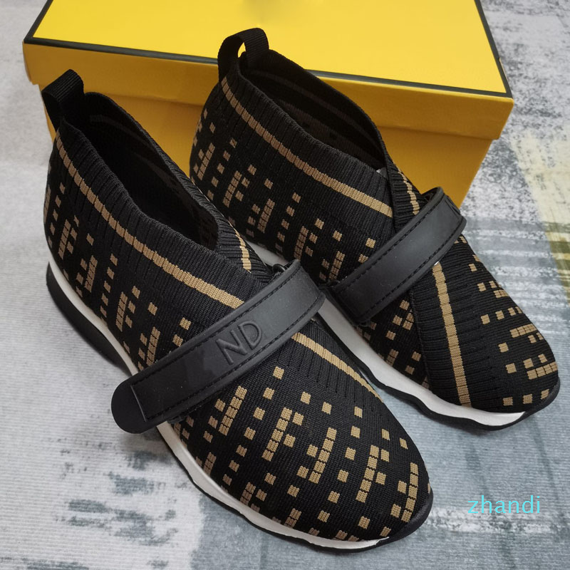 Fashion men's luxury bran d letter knitting trainer tennis shoes loafers outdoor casual sneakers for men and women High quality size 35-45, Black
Fashion men's luxury bran d letter knitting trainer tennis shoes loafers outdoor casual sneakers for men and women High quality size 35-45, Black
