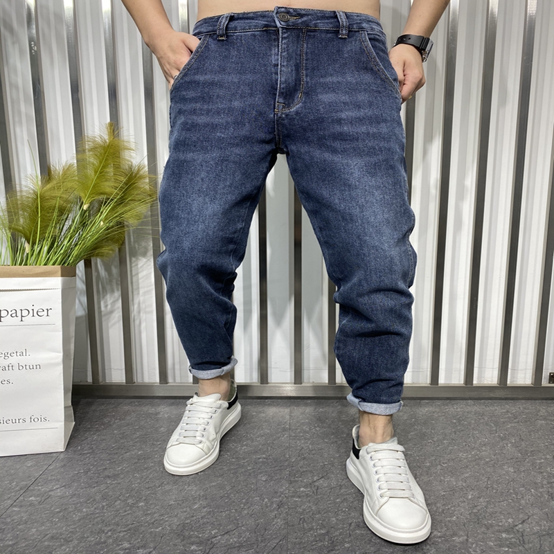 2021 fashion jeans spring winner new men' Pants versatile trend casual legged jean look thin #3109, Blue
2021 fashion jeans spring winner new men' Pants versatile trend casual legged jean look thin #3109, Blue