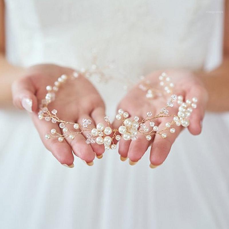 Hair Clips & Barrettes Crystal Headbands Wedding Accessories Handmade Vine Pearl Head Wear Ornament For Bride Girls Headdress, Golden;silver
Hair Clips & Barrettes Crystal Headbands Wedding Accessories Handmade Vine Pearl Head Wear Ornament For Bride Girls Headdress, Golden;silver