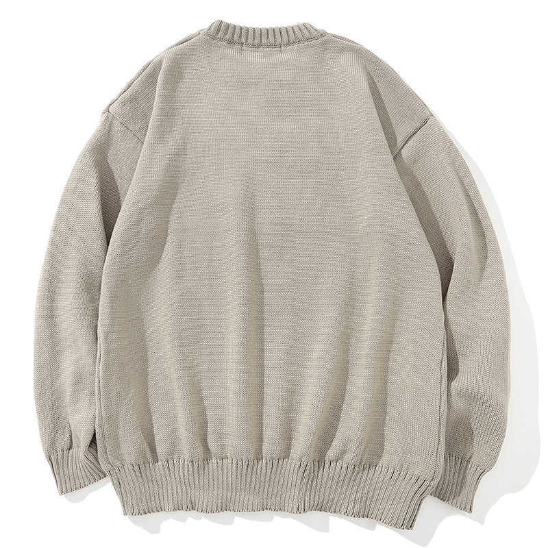 Men Hip Hop Knitted Jumper Sweaters Angel Lightning Print Streetwear Harajuku Autumn Chino Hipster Casual Pullovers Clothing 210818