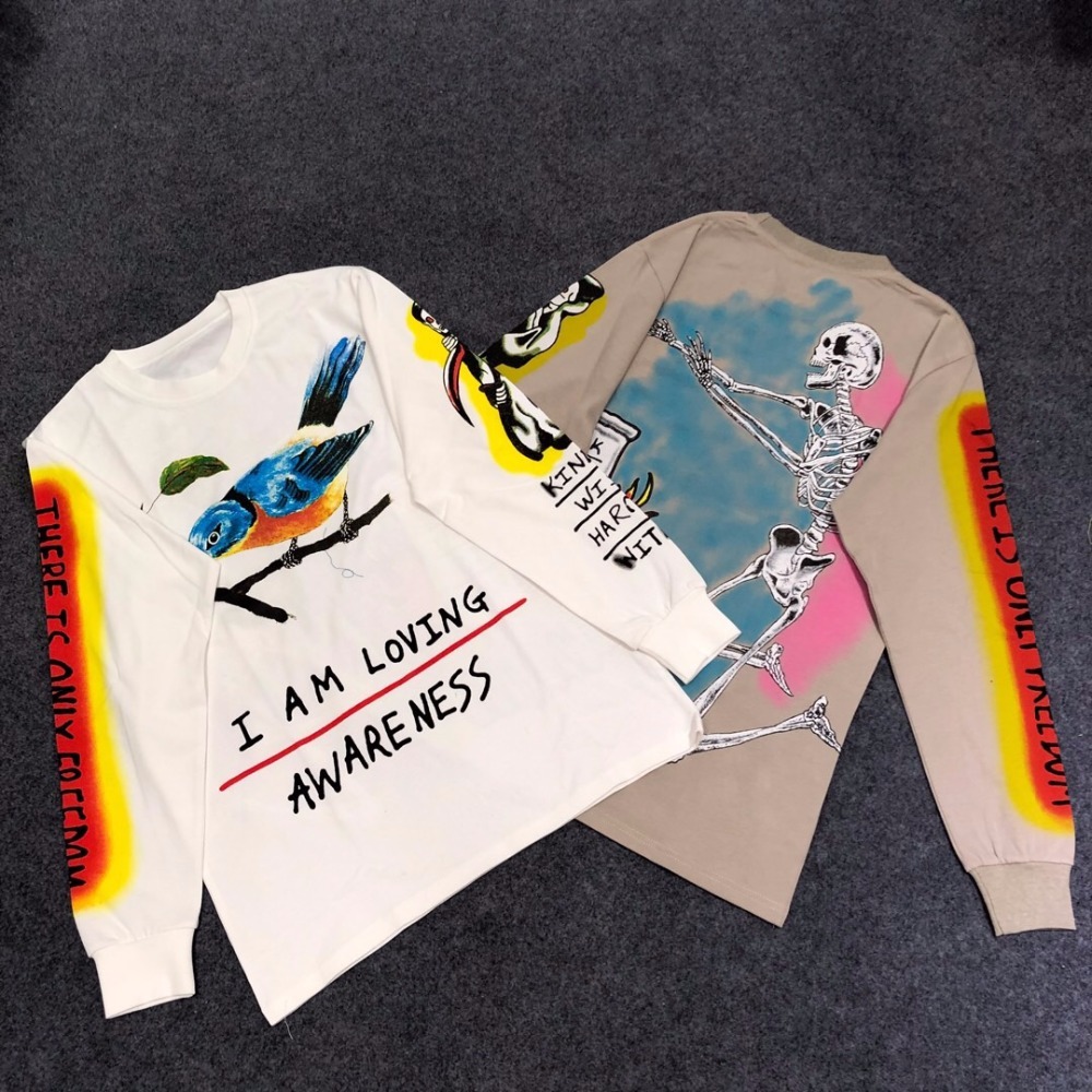 2021 New Ss Latest Hiphop Best Version Kanye West Bird Skull Printed Men Long Sleeve t Shirts Tees Cotton Fashion Streetwear 4 Color Foth
2021 New Ss Latest Hiphop Best Version Kanye West Bird Skull Printed Men Long Sleeve t Shirts Tees Cotton Fashion Streetwear 4 Color Foth