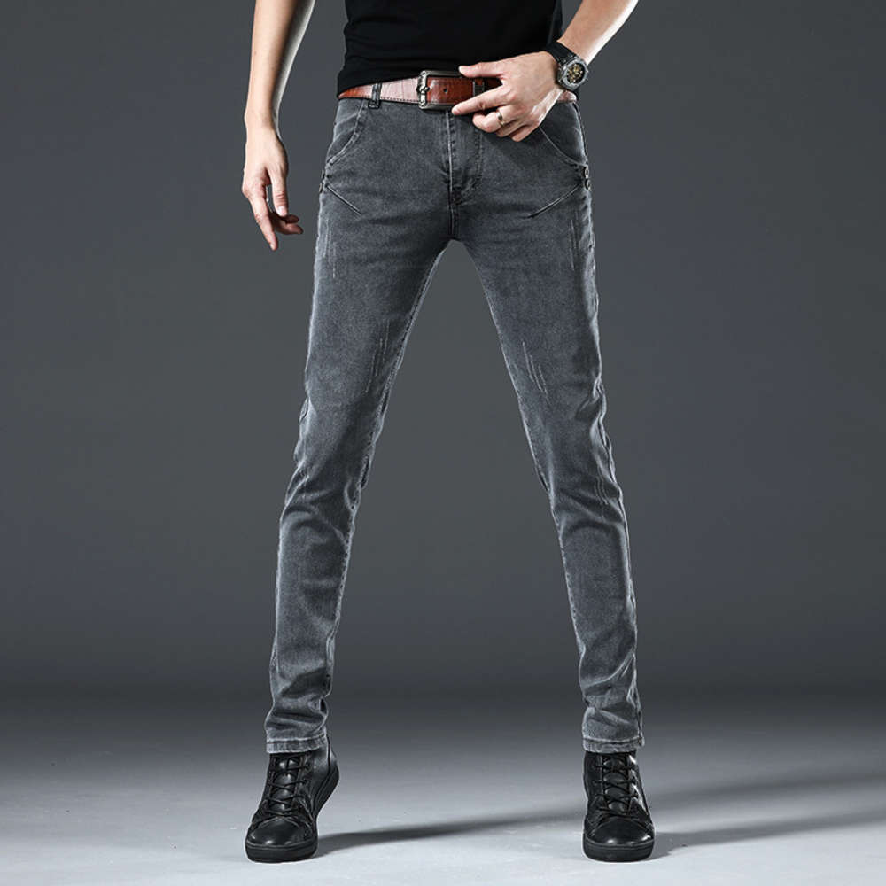 Autumn and winter stretch Korean jeans Slim small foot thickening casual men's youth trend versatile pants, Blue
Autumn and winter stretch Korean jeans Slim small foot thickening casual men's youth trend versatile pants, Blue
