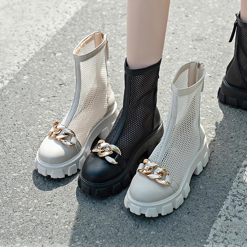 Boots Summer Sandals Women's Thick Soled Fashion Ankle Non-slip Wear-resistant Soles Flat Bottom, Black
Boots Summer Sandals Women's Thick Soled Fashion Ankle Non-slip Wear-resistant Soles Flat Bottom, Black