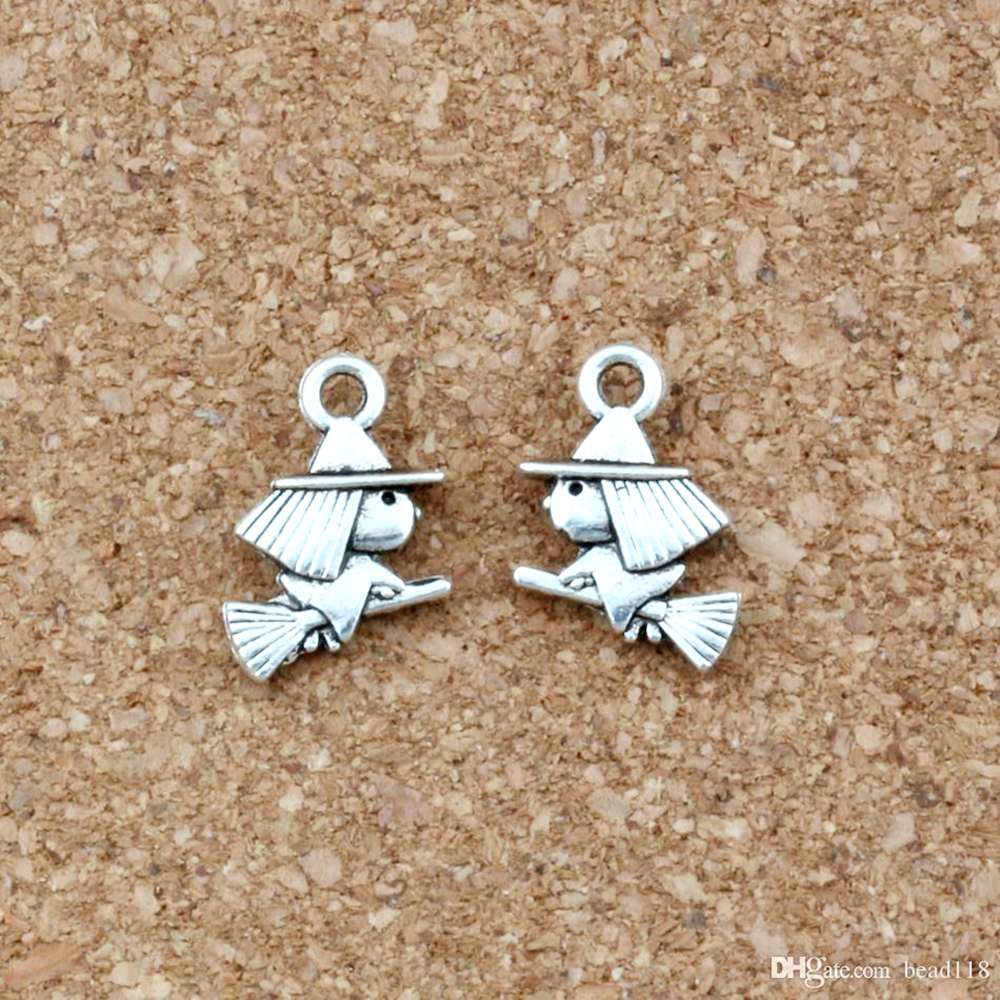 200Pcs Witch With Broom Wizard Charm Pendants For Jewelry Making Bracelet Necklace DIY Accessories 10.8x16.5mm A-446
200Pcs Witch With Broom Wizard Charm Pendants For Jewelry Making Bracelet Necklace DIY Accessories 10.8x16.5mm A-446