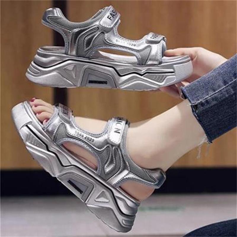 Sandals 2021Summer Women Platform Chunky Casual Shoes Beach Luxury Designers White 5cm High Heels Sports Woman Fashion
Sandals 2021Summer Women Platform Chunky Casual Shoes Beach Luxury Designers White 5cm High Heels Sports Woman Fashion