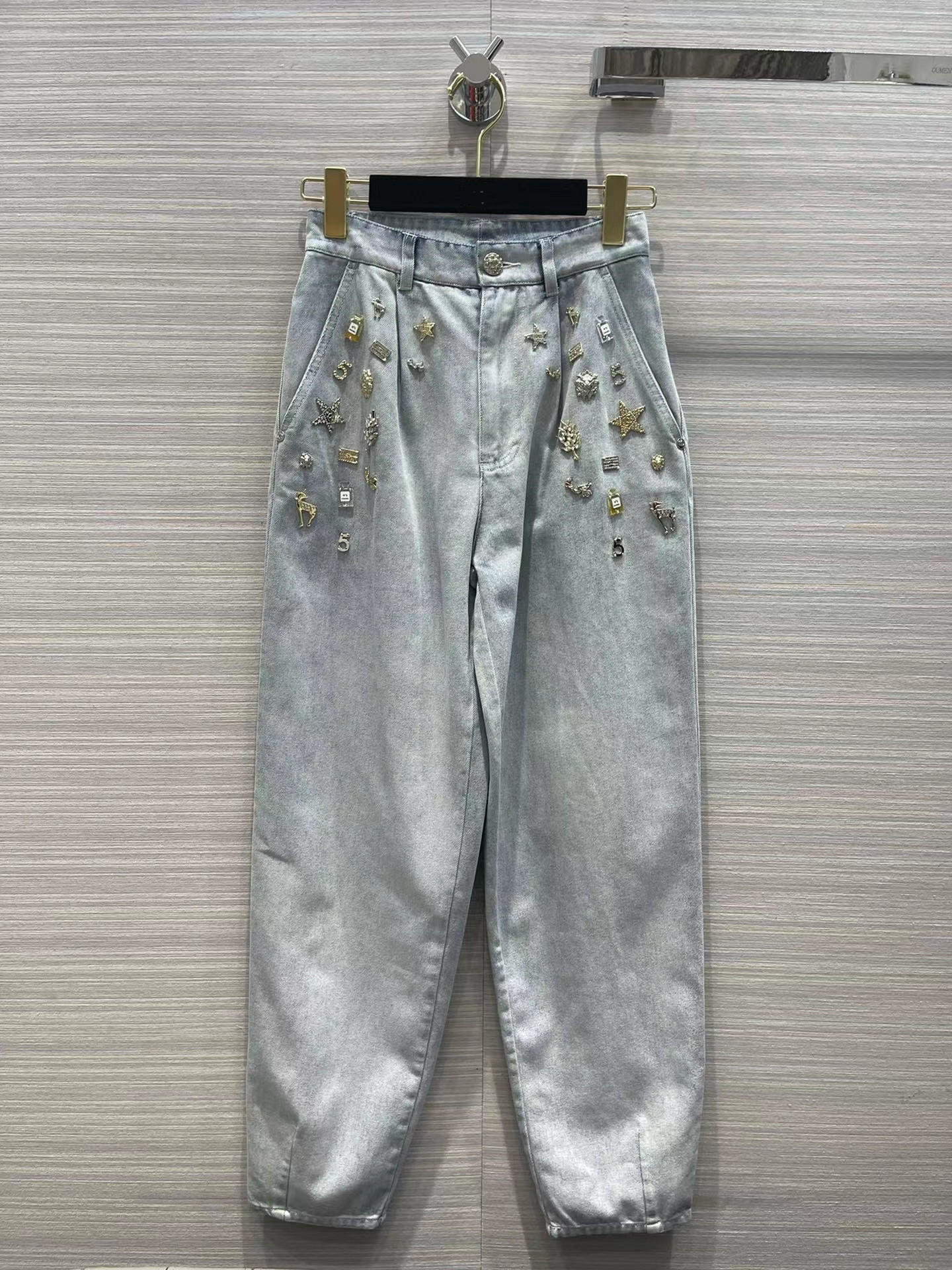 Milan Runway Jeans 2022 Spring Autumn Fashion Designer Tall waist trousers Brand Same Style Luxury Women' Clothing 1229-10, White
Milan Runway Jeans 2022 Spring Autumn Fashion Designer Tall waist trousers Brand Same Style Luxury Women' Clothing 1229-10, White
