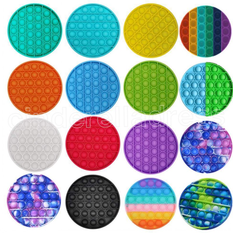 Round Push Pop Fidget Toy Sensory Push Pop Bubble Sensory Toy Pop It Fidget Toy Autism Special Needs Anxiety Stress Reliever for Kids Adults
Round Push Pop Fidget Toy Sensory Push Pop Bubble Sensory Toy Pop It Fidget Toy Autism Special Needs Anxiety Stress Reliever for Kids Adults