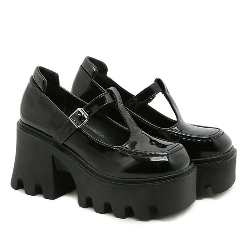 Dress Shoes Spring Summer T-strap Footwear Women Heels Platform Thick Heel Gold Black Ladies Daily Mary Jane On Sale Gothgirl
Dress Shoes Spring Summer T-strap Footwear Women Heels Platform Thick Heel Gold Black Ladies Daily Mary Jane On Sale Gothgirl