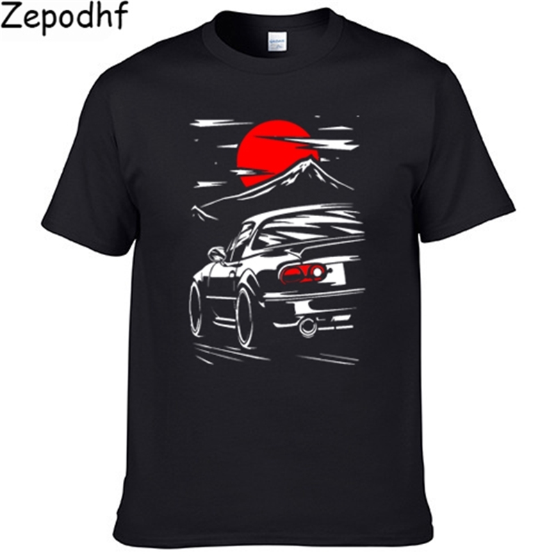 Japan style Mazda MX-5 Miata T-Shirt hombre Jinba Ittai Mount Fuji edition T shirt homme graphic printed Tshirt camisetas 210301, Black
Japan style Mazda MX-5 Miata T-Shirt hombre Jinba Ittai Mount Fuji edition T shirt homme graphic printed Tshirt camisetas 210301, Black
