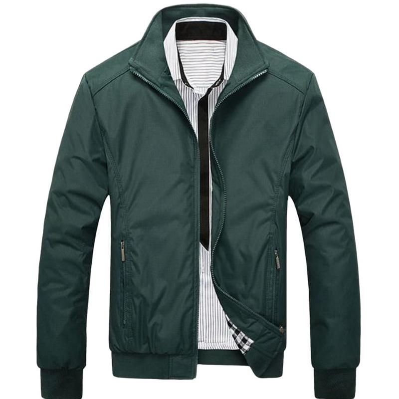 Men's Jackets Casual Slim Fit Men Bomber Jacket Zip Up Stand Collar Chaqueta Hombre Autumn Plaid Inside Veste Homme Fashion Windbreaker Coat, Black;brown
Men's Jackets Casual Slim Fit Men Bomber Jacket Zip Up Stand Collar Chaqueta Hombre Autumn Plaid Inside Veste Homme Fashion Windbreaker Coat, Black;brown