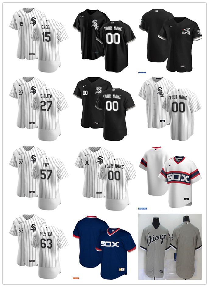 Men Women Youth Chicago White Sox 15 Adam Engel 63 Matt Foster 57 Jace Fry 27 Lucas Giolito Black Custom Baseball Jersey, Blue;black
Men Women Youth Chicago White Sox 15 Adam Engel 63 Matt Foster 57 Jace Fry 27 Lucas Giolito Black Custom Baseball Jersey, Blue;black