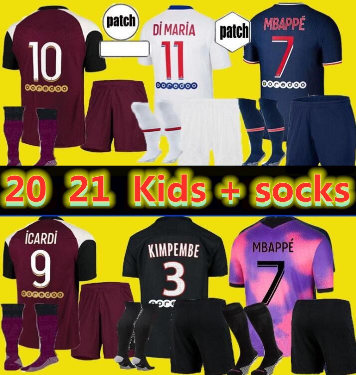 enfants ICARDI 20 21 MARQUINHOS MBAPPE fourth soccer Jersey 2020 2021 VERRATTI 4TH men kids set KEAN Maillots de football shirt kit uniforms, Black;yellow
enfants ICARDI 20 21 MARQUINHOS MBAPPE fourth soccer Jersey 2020 2021 VERRATTI 4TH men kids set KEAN Maillots de football shirt kit uniforms, Black;yellow