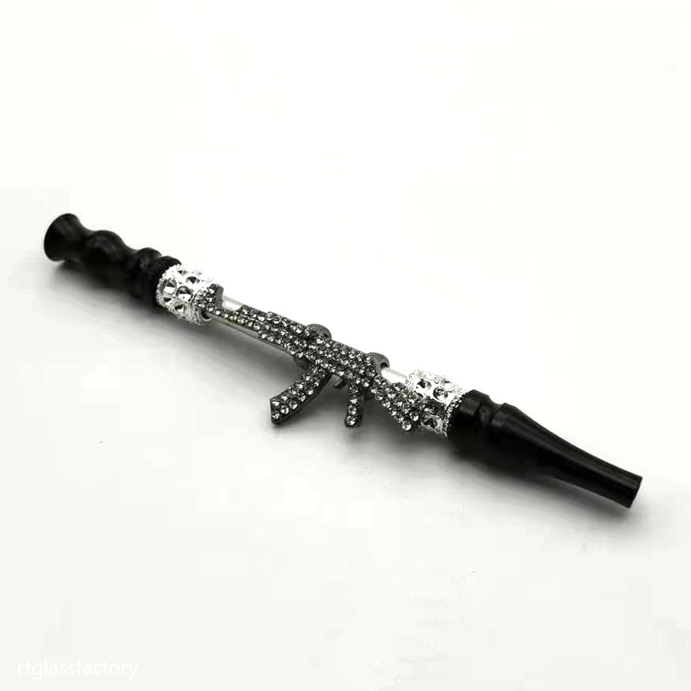 metal smoke pipe Hookah accessories nozzle creative matching with diamond inlaid AK47 metal nozzle glass pipes
metal smoke pipe Hookah accessories nozzle creative matching with diamond inlaid AK47 metal nozzle glass pipes