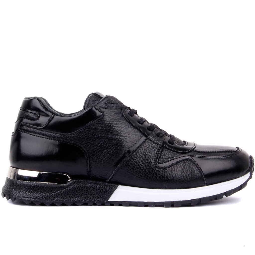 Dress Shoes Sail-lakers genuine black leather bow-up male sports shoes comfortable breathing jogging Zapatillas hombre tenis S9UY, 1# shoe box
Dress Shoes Sail-lakers genuine black leather bow-up male sports shoes comfortable breathing jogging Zapatillas hombre tenis S9UY, 1# shoe box