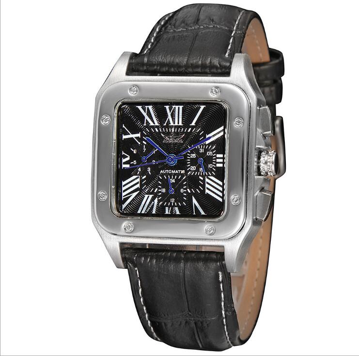 Man business style wrist watch men JARAGAR fashion Mechanical watches Automatic watch JR51, Black
Man business style wrist watch men JARAGAR fashion Mechanical watches Automatic watch JR51, Black