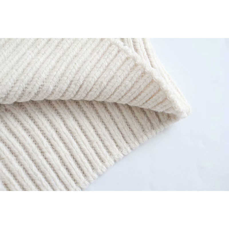 Sweater Women Fashion Elegant Ruffles Bow Knitted Jumper Female Pullovers Chic Tops 210628