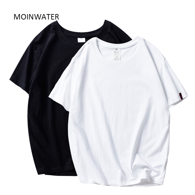 MOINWATER Women T shirts 2 Pieces/pack Solid Casual 100% Cotton Comfortable T-shirts Lady Tees Short Sleeve Tops 210720, Black
MOINWATER Women T shirts 2 Pieces/pack Solid Casual 100% Cotton Comfortable T-shirts Lady Tees Short Sleeve Tops 210720, Black