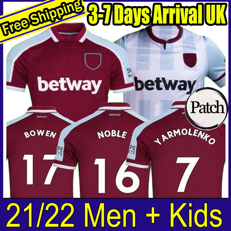 Top thailand 21 22 WEST soccer jersey 2021 2022 LINGARD HAM ANDERSON UNITED RICE NOBLE football shirt men + kids kit sets, 21-22 home
Top thailand 21 22 WEST soccer jersey 2021 2022 LINGARD HAM ANDERSON UNITED RICE NOBLE football shirt men + kids kit sets, 21-22 home