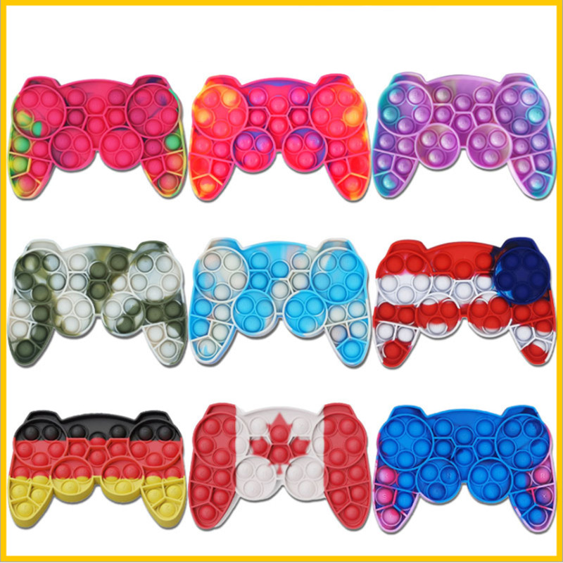 Fidget Toy National Flag Pad Game Controller Party favor Push Bubble Fidgets Hand Shank Games Controllers Finger Decompression Toys Anxiety relief
Fidget Toy National Flag Pad Game Controller Party favor Push Bubble Fidgets Hand Shank Games Controllers Finger Decompression Toys Anxiety relief
