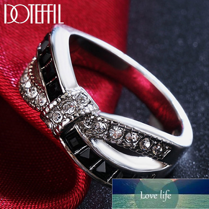 DOTEFFIL 925 Sterling Silver Black/Red/Blue Crystal Six Colors AAA Zircon Ring For Women Fashion Wedding Party Charm Jewelry Factory price expert design Quality
DOTEFFIL 925 Sterling Silver Black/Red/Blue Crystal Six Colors AAA Zircon Ring For Women Fashion Wedding Party Charm Jewelry Factory price expert design Quality