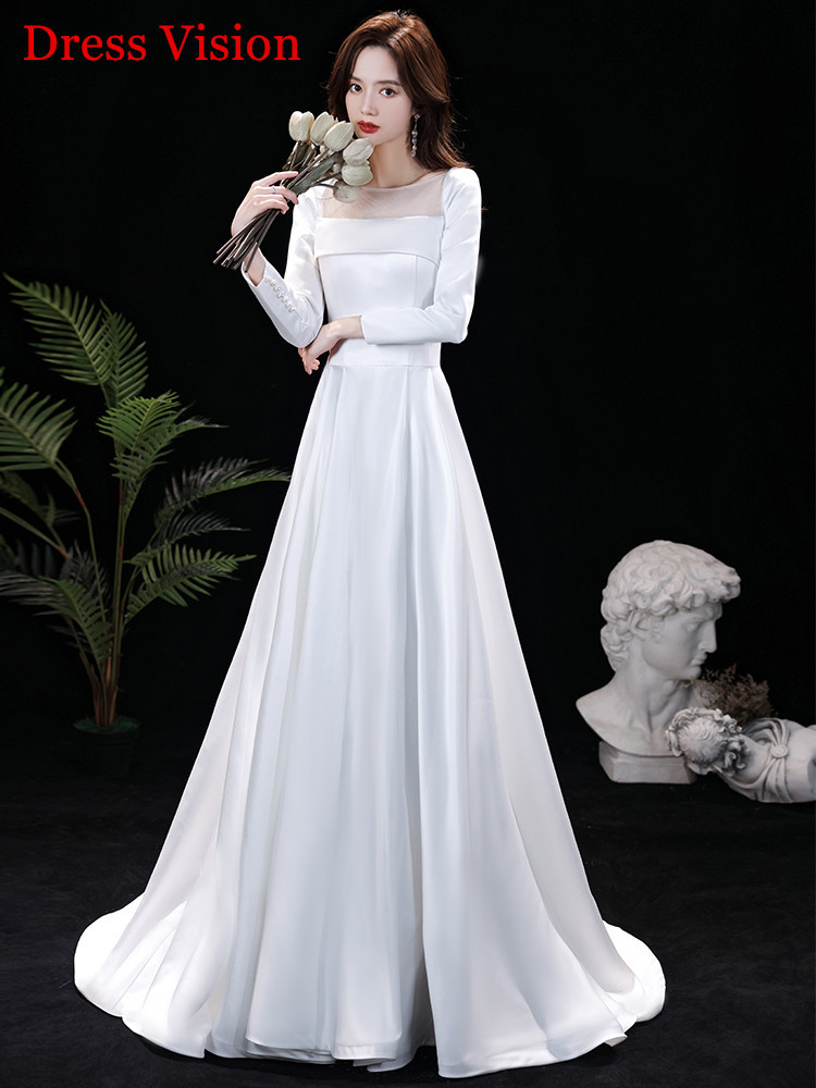 2021 Vestido Novia Satin Long Sleeves Robe De Mariee Es Wedding Party Bride to Be 5z5p, Same as image
2021 Vestido Novia Satin Long Sleeves Robe De Mariee Es Wedding Party Bride to Be 5z5p, Same as image