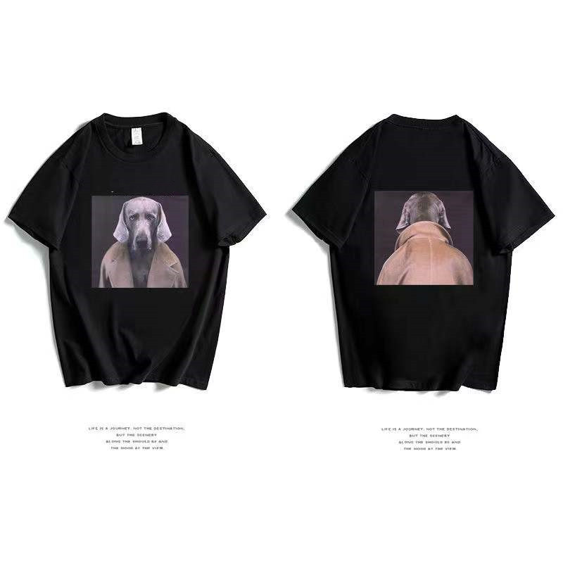 Men's T-Shirts Summer MaxMaras mens T-shirts designer Weimaraner top Letter printing short sleeved dog head tees detective loose men women couple tshirt
Men's T-Shirts Summer MaxMaras mens T-shirts designer Weimaraner top Letter printing short sleeved dog head tees detective loose men women couple tshirt