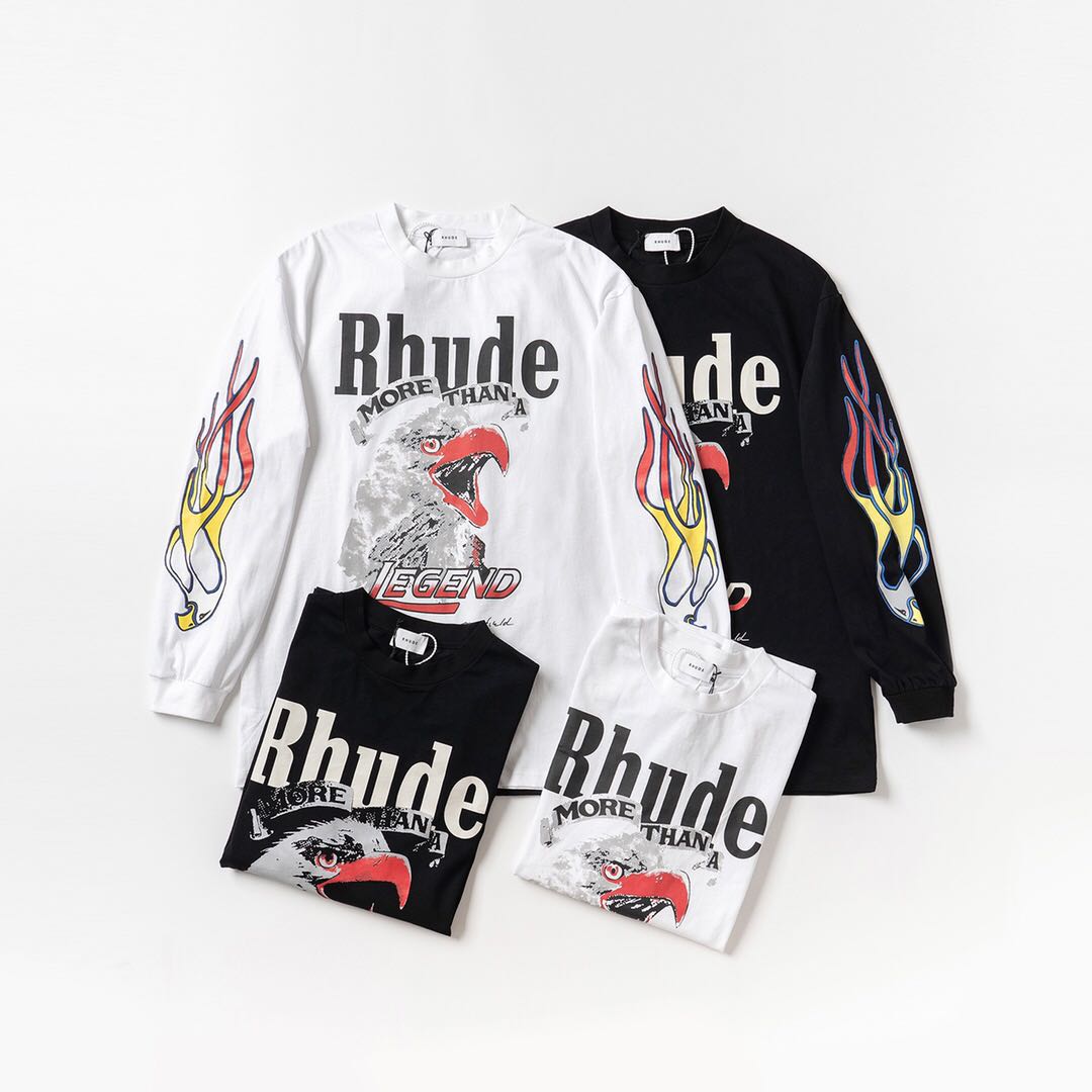 2020 RHUDE designer Long-sleeve mens and womens sweater Europe and America tide brand jointly define LA Los Angeles Fire Eagles terry round, Black
2020 RHUDE designer Long-sleeve mens and womens sweater Europe and America tide brand jointly define LA Los Angeles Fire Eagles terry round, Black