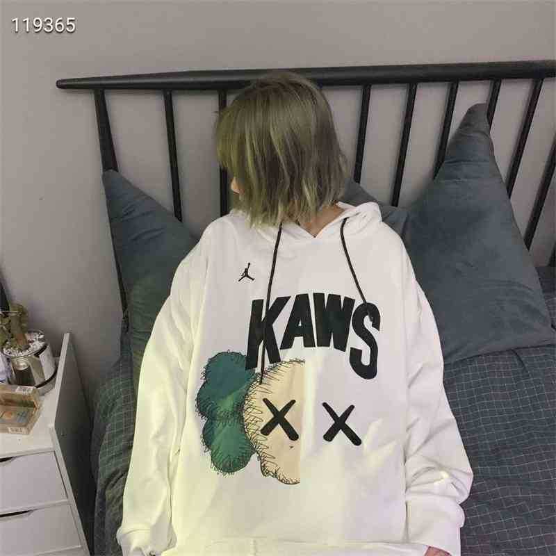 hoodies21 autumn winter high street flyer off cartoon co bred printed leisure 100 tower men's and women's Hooded Sweater, White
hoodies21 autumn winter high street flyer off cartoon co bred printed leisure 100 tower men's and women's Hooded Sweater, White