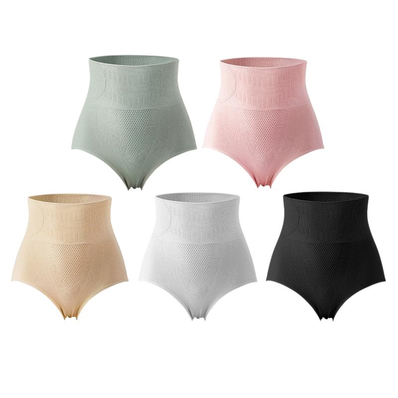 Women's Panties High Waist Underwear Hip Enchancer Breathable Pant M-XL, Black m