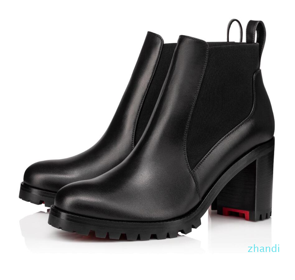 Popular Trendy Lug Sole Marchacroche High Heels Red Bottom Boots Women's Black Calf & Leather Ankle Boots Winter Famous Party Wedding Dress
Popular Trendy Lug Sole Marchacroche High Heels Red Bottom Boots Women's Black Calf & Leather Ankle Boots Winter Famous Party Wedding Dress
