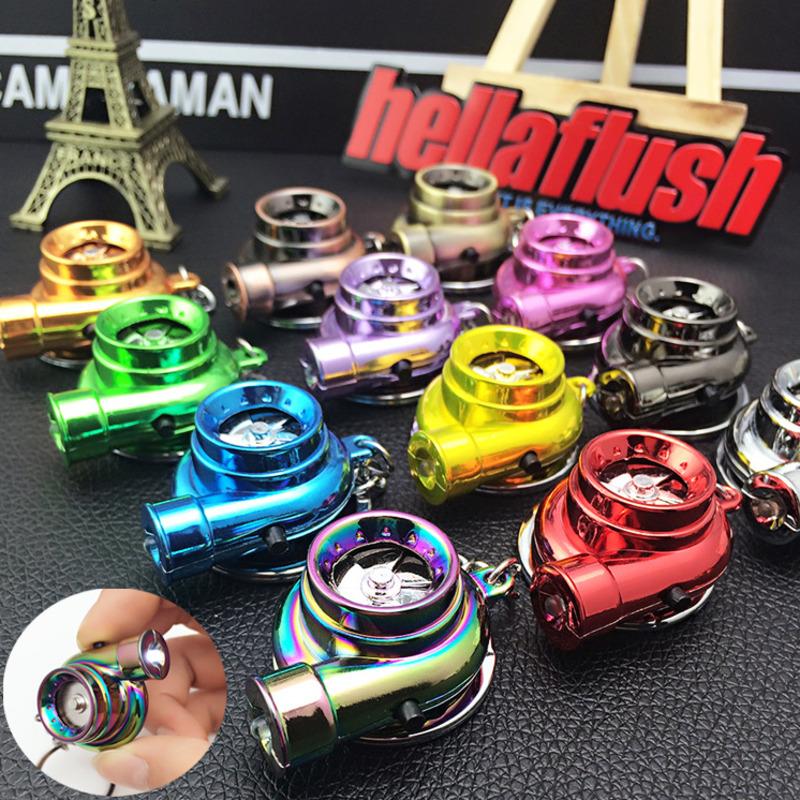 Keychains Cool LED Lamp Creative Metal Turbocharger Keychain For Men Gift Key Ring Chian Simulation Auto Parts Pendats
Keychains Cool LED Lamp Creative Metal Turbocharger Keychain For Men Gift Key Ring Chian Simulation Auto Parts Pendats