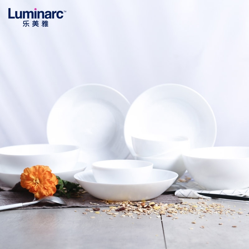 French Le Meiya tableware Chinese and set tempered glass transparent dinner plate soup bowl divari 10 Piece Set
French Le Meiya tableware Chinese and set tempered glass transparent dinner plate soup bowl divari 10 Piece Set