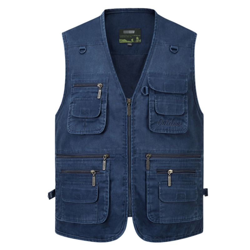 2021 New Men Denim Cotton Sleeveless Jackets Casual Fishing Multi Pockets Plus Size Outdoors Waistcoat Male Vest Aghq, Dark grey
2021 New Men Denim Cotton Sleeveless Jackets Casual Fishing Multi Pockets Plus Size Outdoors Waistcoat Male Vest Aghq, Dark grey