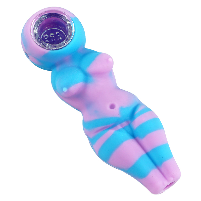 Silicone Smoking Pipe with Glass Bowl Unbreakable Hand pipe Food Grade Silicone Tobacco pipe
Silicone Smoking Pipe with Glass Bowl Unbreakable Hand pipe Food Grade Silicone Tobacco pipe