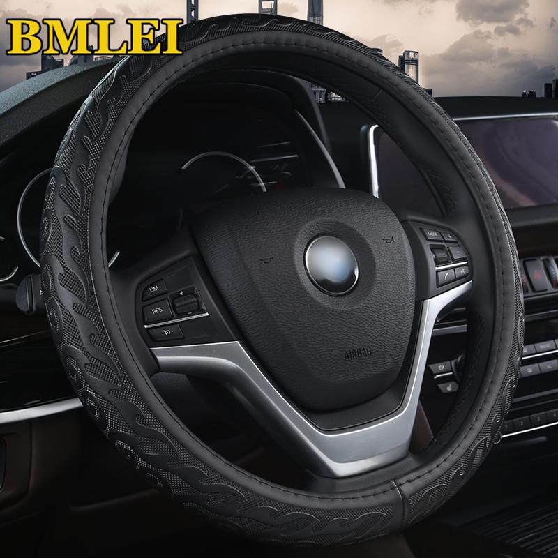 Steering Wheel Covers Genuine Leather 3D Fire Pattern Design Top Quality Steering-Wheel Cover Case Auto Car Interior Accessories
Steering Wheel Covers Genuine Leather 3D Fire Pattern Design Top Quality Steering-Wheel Cover Case Auto Car Interior Accessories
