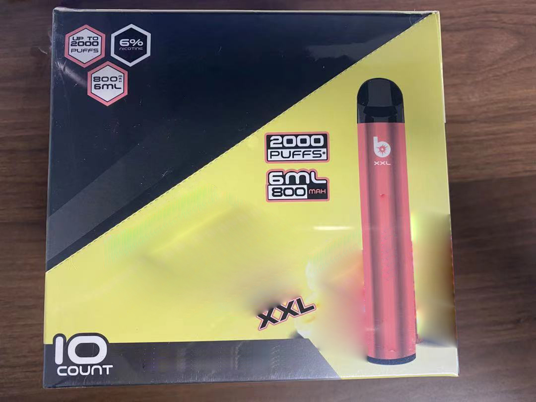 BANG XXL disposable cigarettes pod Device 2000 puffs 800mAh 6ml Prefilled Portable Vape Stick
BANG XXL disposable cigarettes pod Device 2000 puffs 800mAh 6ml Prefilled Portable Vape Stick