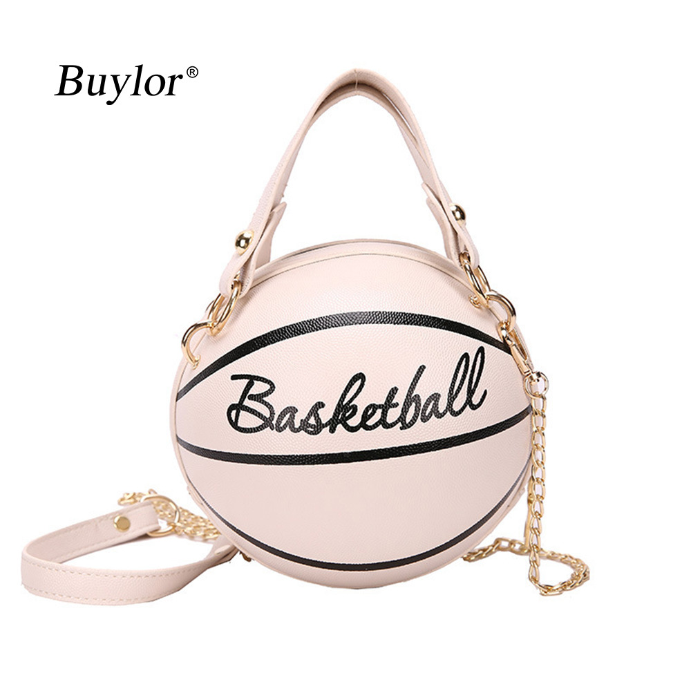 Buylor Personality Basketball Crossbady Bag for Women Casual PU Leather Handbag Cute Round Ball Purse Wacky Female Chains Tote C0224
Buylor Personality Basketball Crossbady Bag for Women Casual PU Leather Handbag Cute Round Ball Purse Wacky Female Chains Tote C0224