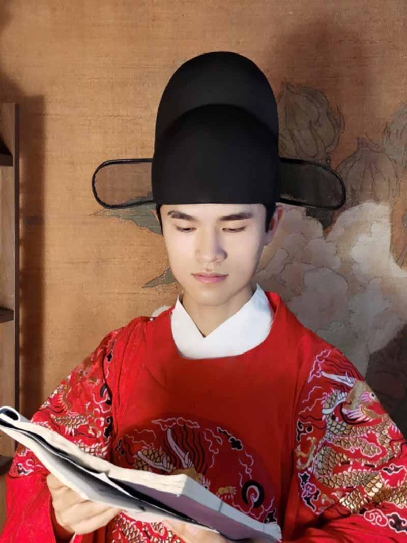 Wide Brim Hats Chinese Ancient Hanfu Hat For Men Ming Dynasty Official Black Gauze Headdress Male Cosplay Formal Women, As shown
Wide Brim Hats Chinese Ancient Hanfu Hat For Men Ming Dynasty Official Black Gauze Headdress Male Cosplay Formal Women, As shown
