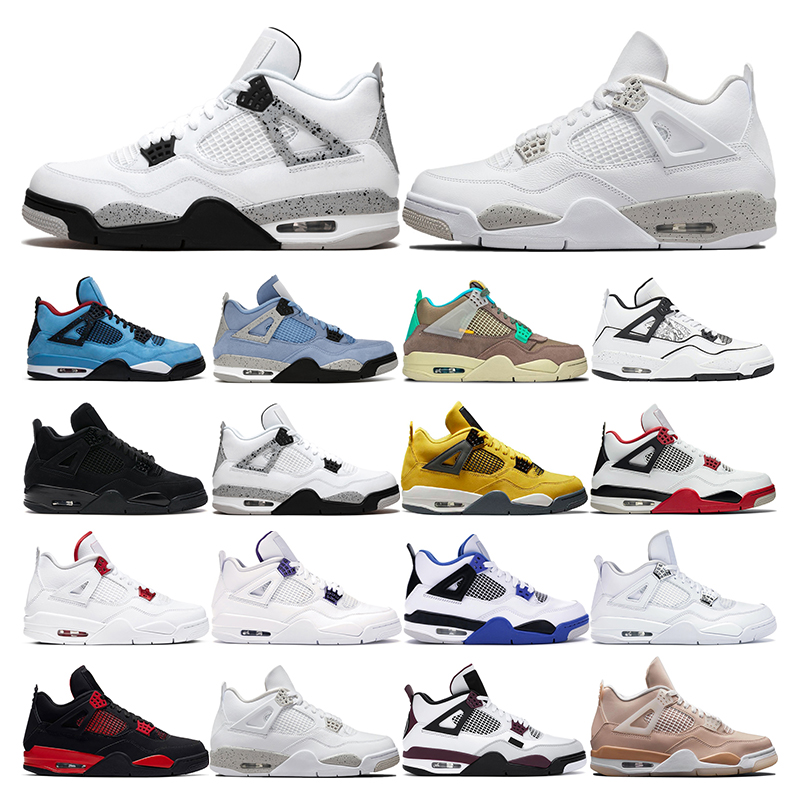 Men basketball shoes 4s DIY White Oreo 4 Black Cat Fire Red Thunder Desert Moss Taupe Haze Motorsports women mens trainers sports sneaker
Men basketball shoes 4s DIY White Oreo 4 Black Cat Fire Red Thunder Desert Moss Taupe Haze Motorsports women mens trainers sports sneaker