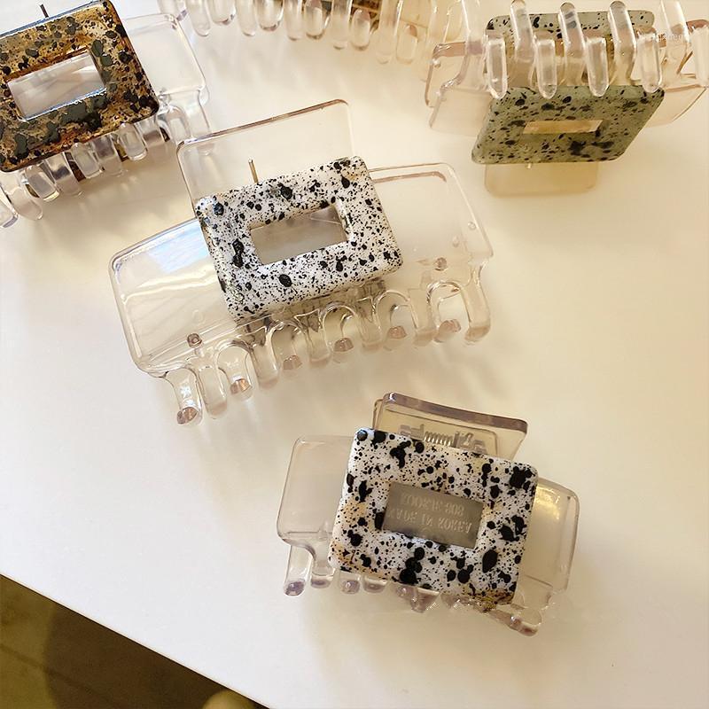 Hair Clips & Barrettes AOMU 2022 Transparent Dot Acrylic Clip Korea Hairpin Geometric Square Graphite Pattern Claw For Women Girl Gift Showe, Golden;silver
Hair Clips & Barrettes AOMU 2022 Transparent Dot Acrylic Clip Korea Hairpin Geometric Square Graphite Pattern Claw For Women Girl Gift Showe, Golden;silver