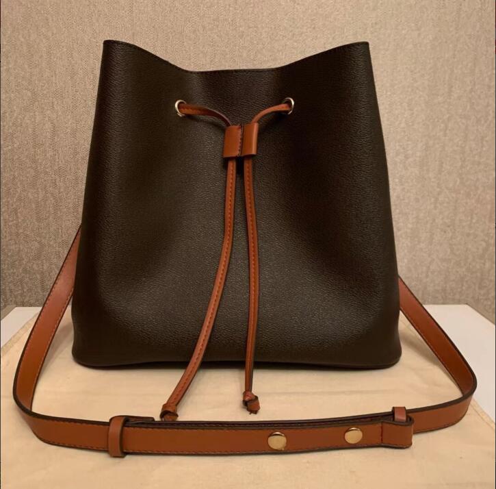 Fashion classic style women's Bucket Shoulder Bags escale neonoe Crossbody Bag Leather Handbags Adjustable Strap Bags purse, Brown
Fashion classic style women's Bucket Shoulder Bags escale neonoe Crossbody Bag Leather Handbags Adjustable Strap Bags purse, Brown