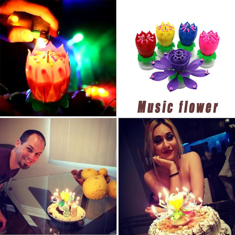 Brand Multicolor Music Candle Double Flower Blossoms Birthday Cake Flat Rotating Electronic Decoration For Party Candles
Brand Multicolor Music Candle Double Flower Blossoms Birthday Cake Flat Rotating Electronic Decoration For Party Candles