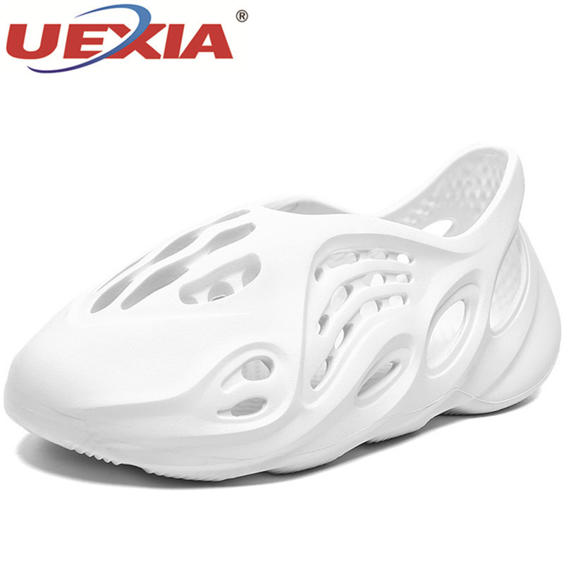 NEW Summer Outdoor Men Sandals Beach Slippers Unisex Men Shoes Breathable Hollow Out Garden Slippers Foam Runners Water Footwear MX200617, White
NEW Summer Outdoor Men Sandals Beach Slippers Unisex Men Shoes Breathable Hollow Out Garden Slippers Foam Runners Water Footwear MX200617, White