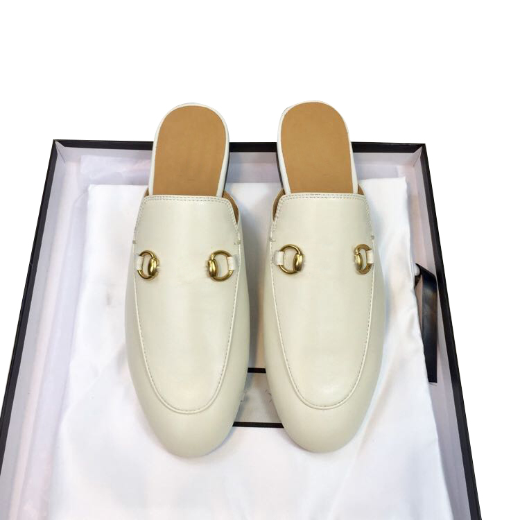 Fall/winter new season men's and women's slippers, white leather loafers, mules, designer shoes
Fall/winter new season men's and women's slippers, white leather loafers, mules, designer shoes