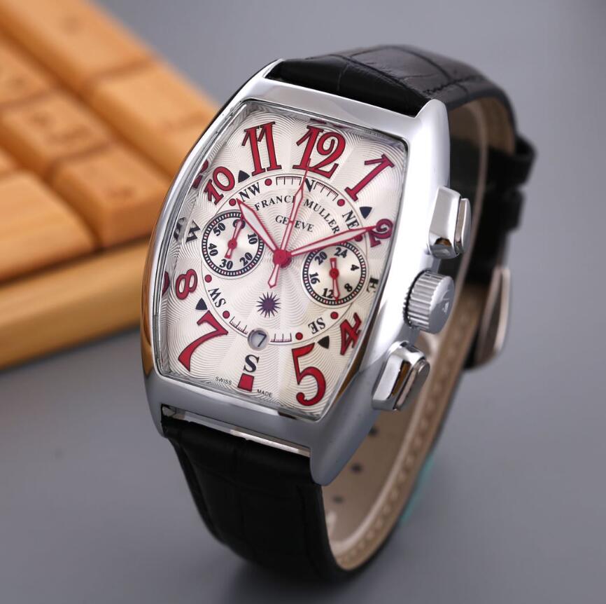 013 FRANCK MULLER New MEN WOMEN Full Function Quartz WATCH Automatic Watches Genuine Leather MEN'S WRISTWATCH
013 FRANCK MULLER New MEN WOMEN Full Function Quartz WATCH Automatic Watches Genuine Leather MEN'S WRISTWATCH