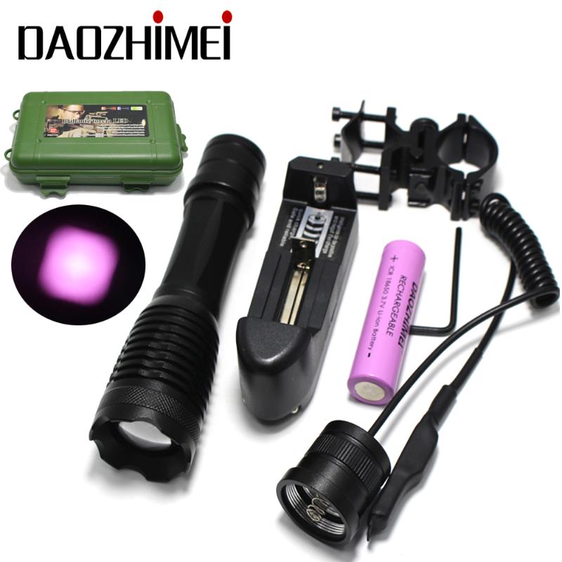 18650 IR Night Vision 5W 850nm LED Zoomable Radiation Lantern Tactical Hunting Torch+Gun Mount+box
18650 IR Night Vision 5W 850nm LED Zoomable Radiation Lantern Tactical Hunting Torch+Gun Mount+box